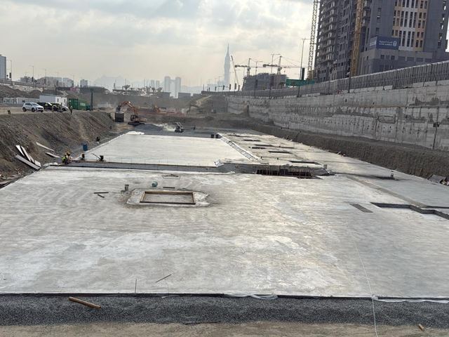 MASAR Mall — Basement Concrete Works